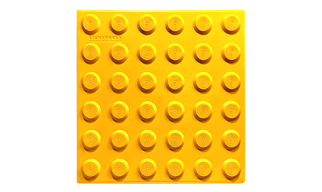 Pu tactile tile warning self adhesive yellow