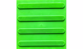 Pu tactile tile direction self adhesive green