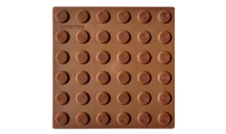 Pu tactile tile warning self adhesive brown
