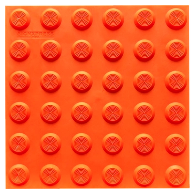 signxpress india Pu tactile tile warning self adhesive orange