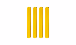 Pu tactile strip self adhesive yellow