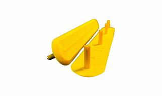 Pu tactile strip with stem self adhesive yellow