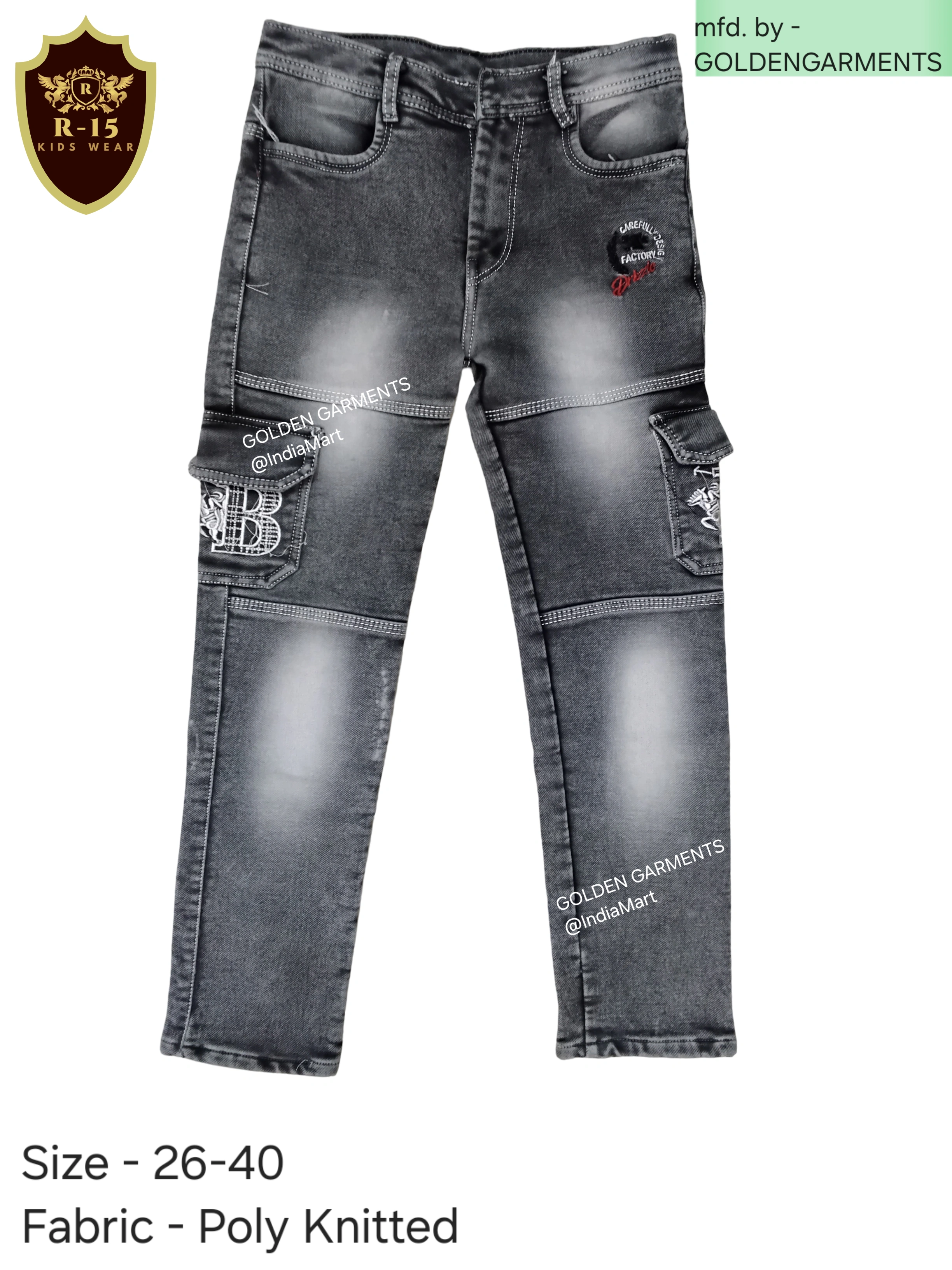 Kids Jeans 6 Pocket-12641933