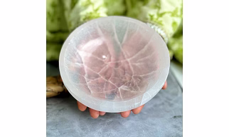 Selenite Stone bowl