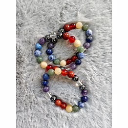 seven chakra crystal bracelet