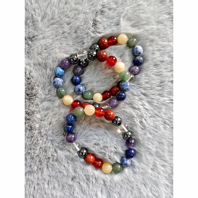 seven chakra crystal bracelet