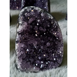 amethyst geode cluster - natural decor piece for spiritual harmony