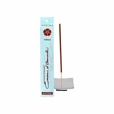 maroma encens d' auroville incense 10 sticks - vanilla