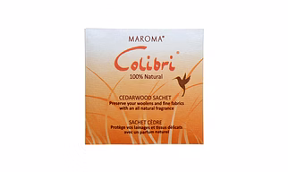 Colibri Square Sachet Pack of 3 - Cedarwood