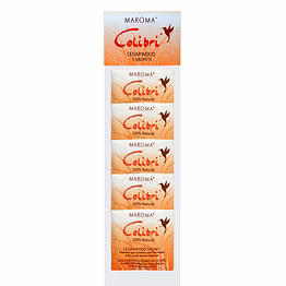 maroma colibri mini sachet pack of 5 - cedarwood