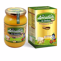 ma amrutam gir gaushala a2 premium bilona gir cow ghee 1kg