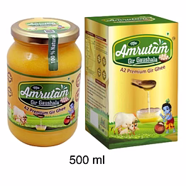 ma amrutam gir gaushala a2 premium bilona gir cow ghee 500ml