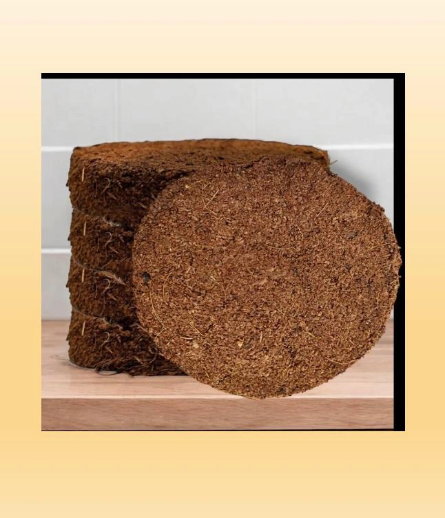 Cow Dung Coco Peat Cake-1