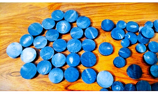 Buffalo Horn Button Blanks