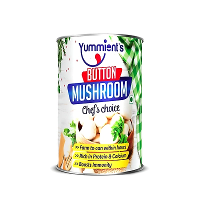 Yummients Canned Button Mushrooms