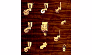 Brass Wheel Caster