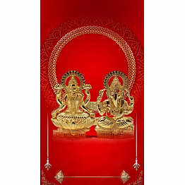 brass lasmi ganesh