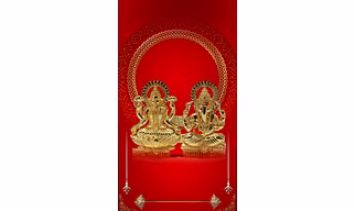 brass lasmi ganesh
