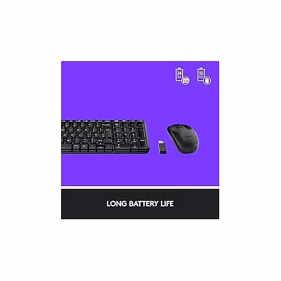 logitech mk220 wireless keyboard & mouse combo