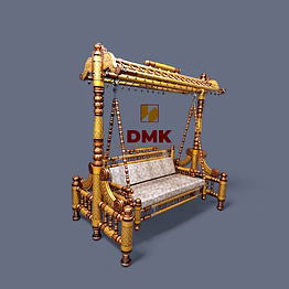 dmk sankheda handicraft kaju jula with roof