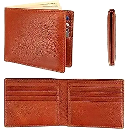 Leather wallet / Leather men's wallet