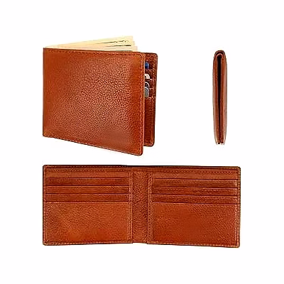 leather wallet / leather men's wallet
