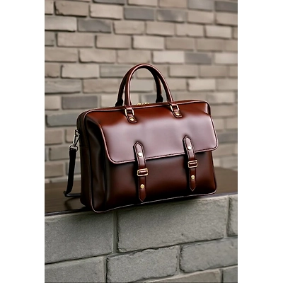 Leather laptop bag/ Office Bag For Mens
