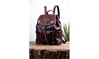 Leather Backpack/Luxury Leather Travel Bag