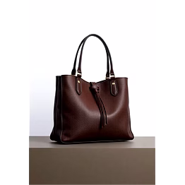 leather tote bag /satchel handbag for women