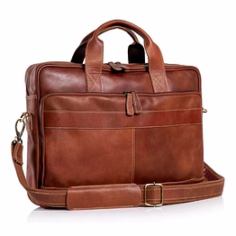 leather briefcase laptop bag/messenger bag for men