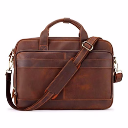 leather briefcase for men/leather laptop bag ,office bag for men