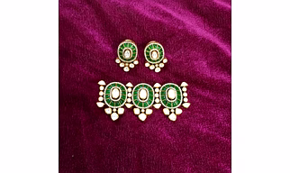 Sterling Silver Pendant with Matching Ear Tops