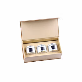 the frosted candle premium 3 combo [tin] [3.5 oz] [20+ hrs] [soy wax]