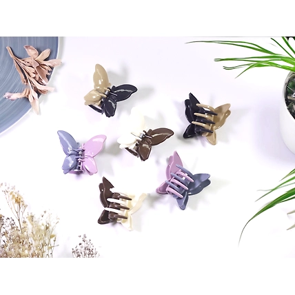 Big Double Butterfly D/C Hair Clips | Hair Accessories-1