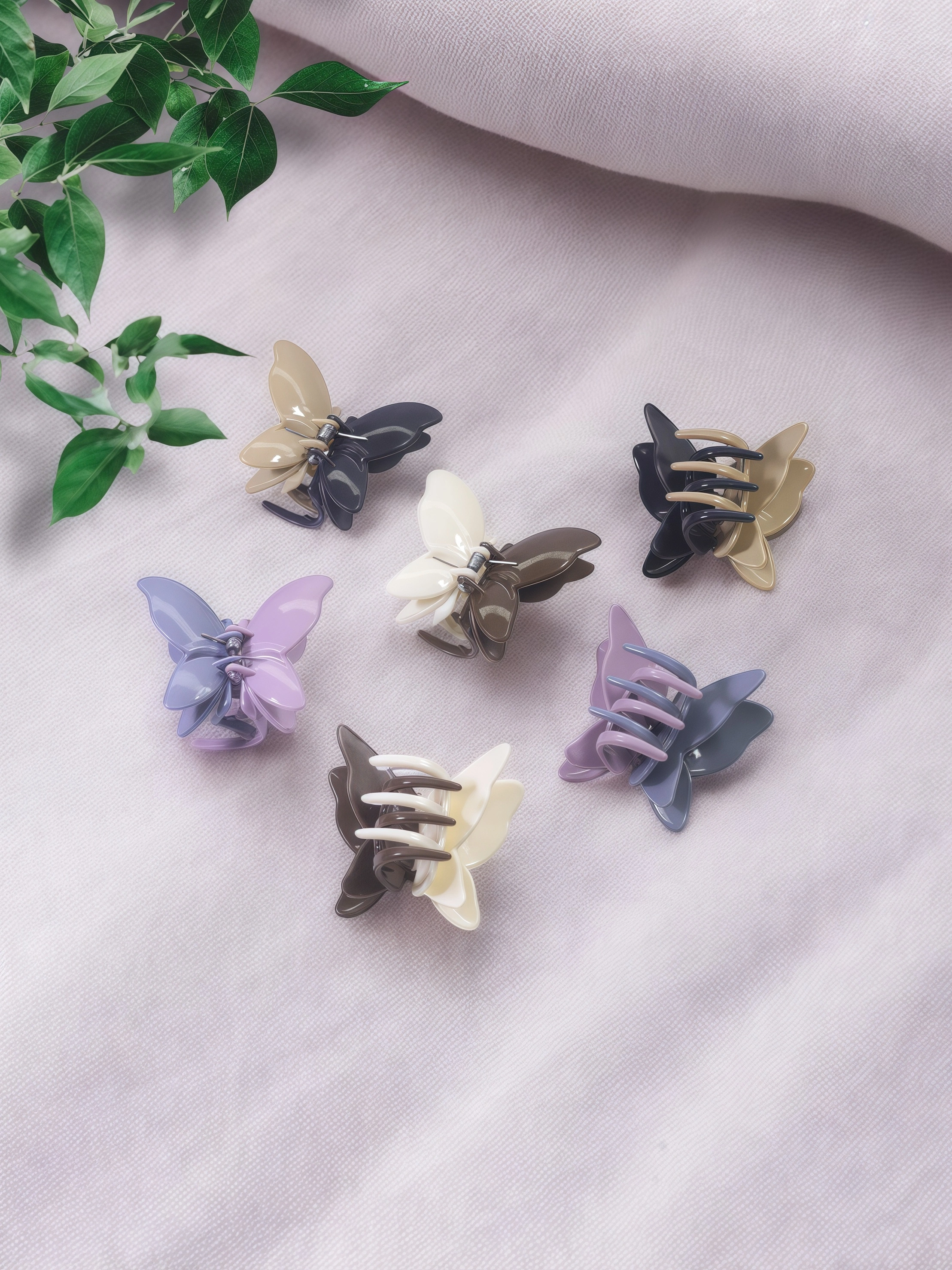 Big Double Butterfly D/C Hair Clips | Hair Accessories-2