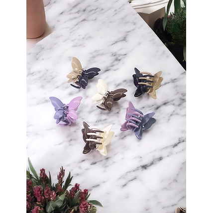Big Double Butterfly D/C Hair Clips | Hair Accessories-4