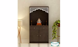 Handcrafted Wooden Temple – Sacred & Timeless