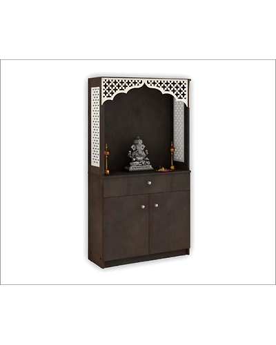 Handcrafted Wooden Temple – Sacred &amp; Timeless-2