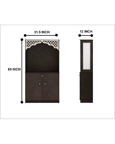Handcrafted Wooden Temple – Sacred &amp; Timeless-3