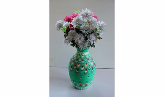 Handcrafted Clay Vase – Rustic Elegance