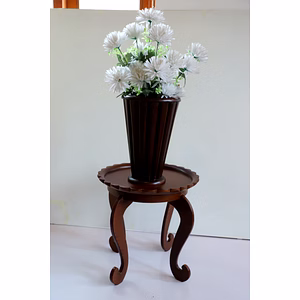 Natural Wooden Vase – Artisan Crafted Elegance