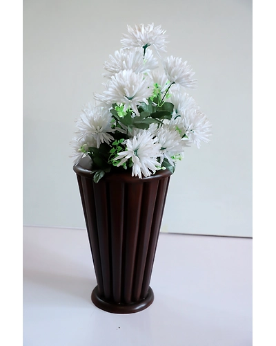 Natural Wooden Vase – Artisan Crafted Elegance-1