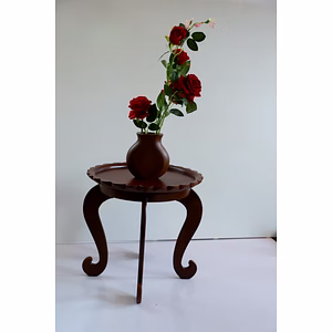 Timber Grace: Handcrafted Wooden Vase with Rustic Elegance