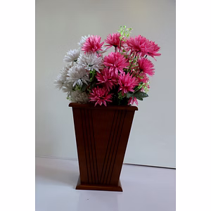 Handcrafted Wooden Vase – Natural Elegance