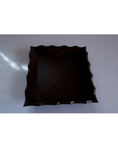 Handcrafted Wooden Tray – Stylish &amp; Practical-1