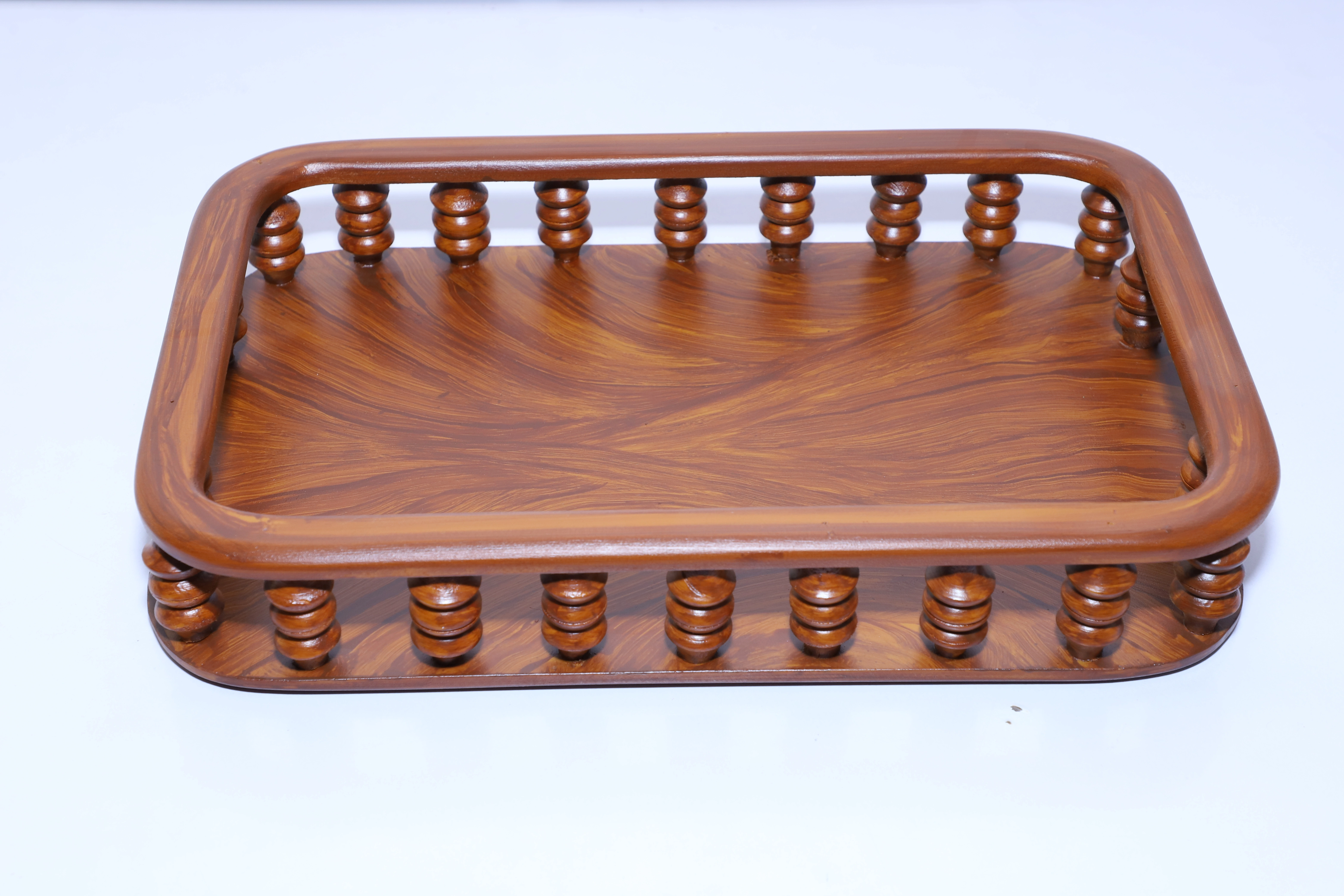 Handcrafted Wooden Tray – Timeless &amp; Versatile-12644689