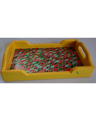 Hand-Painted Wooden Tray – Crafted with Love-2