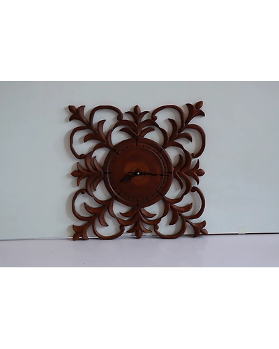 Handcrafted Wooden Clock – Timeless Design-2