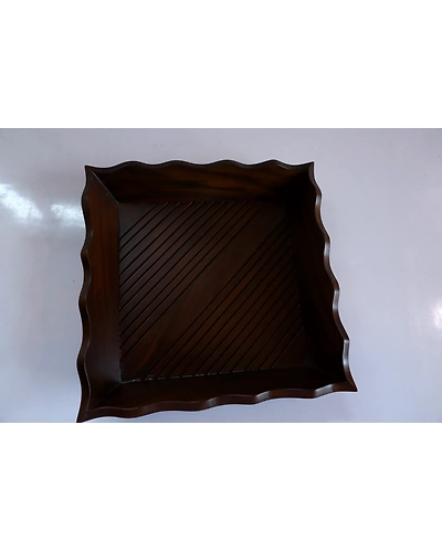 Handcrafted Wooden Tray – Stylish &amp; Practical-12644685