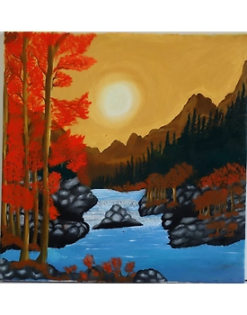 Painting: Tranquil Horizons